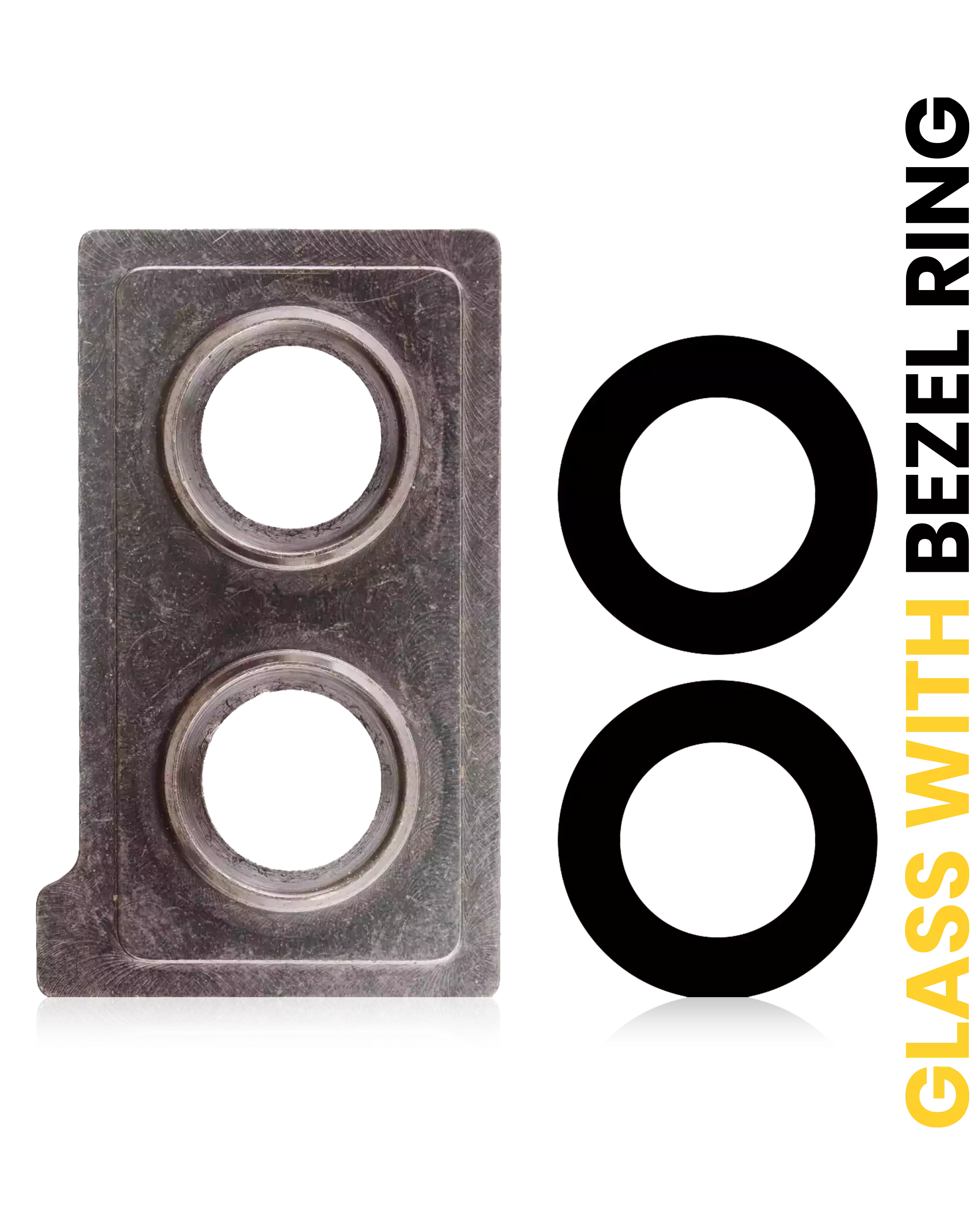 Kameralinse hinten mit Zierring für Huawei Mate 10 (Pink Gold)