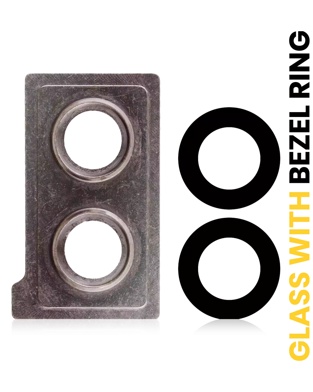 Kameralinse hinten mit Zierring für Huawei Mate 10 (Pink Gold)