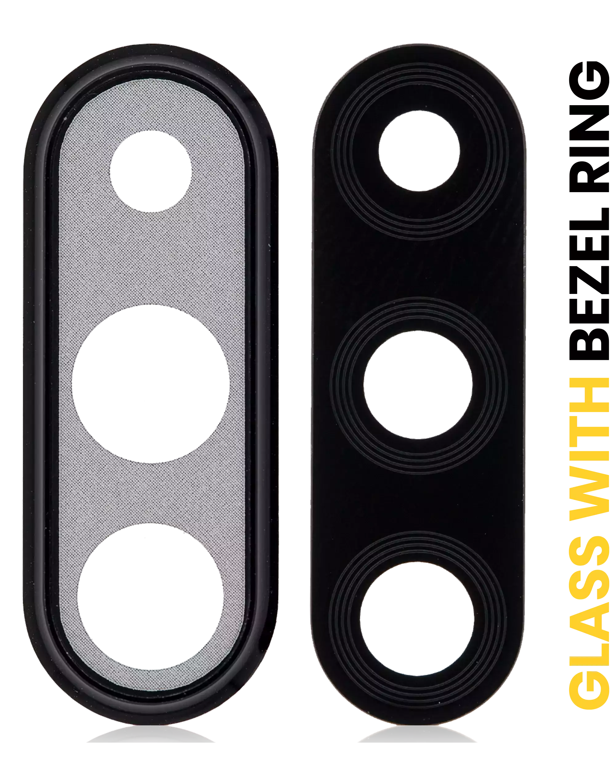 Kameralinse hinten mit Rahmenring für Huawei P30 Lite Schwarz