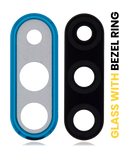 Kameralinse hinten mit Fassungsring für Huawei P30 Lite (Peacock Blue)