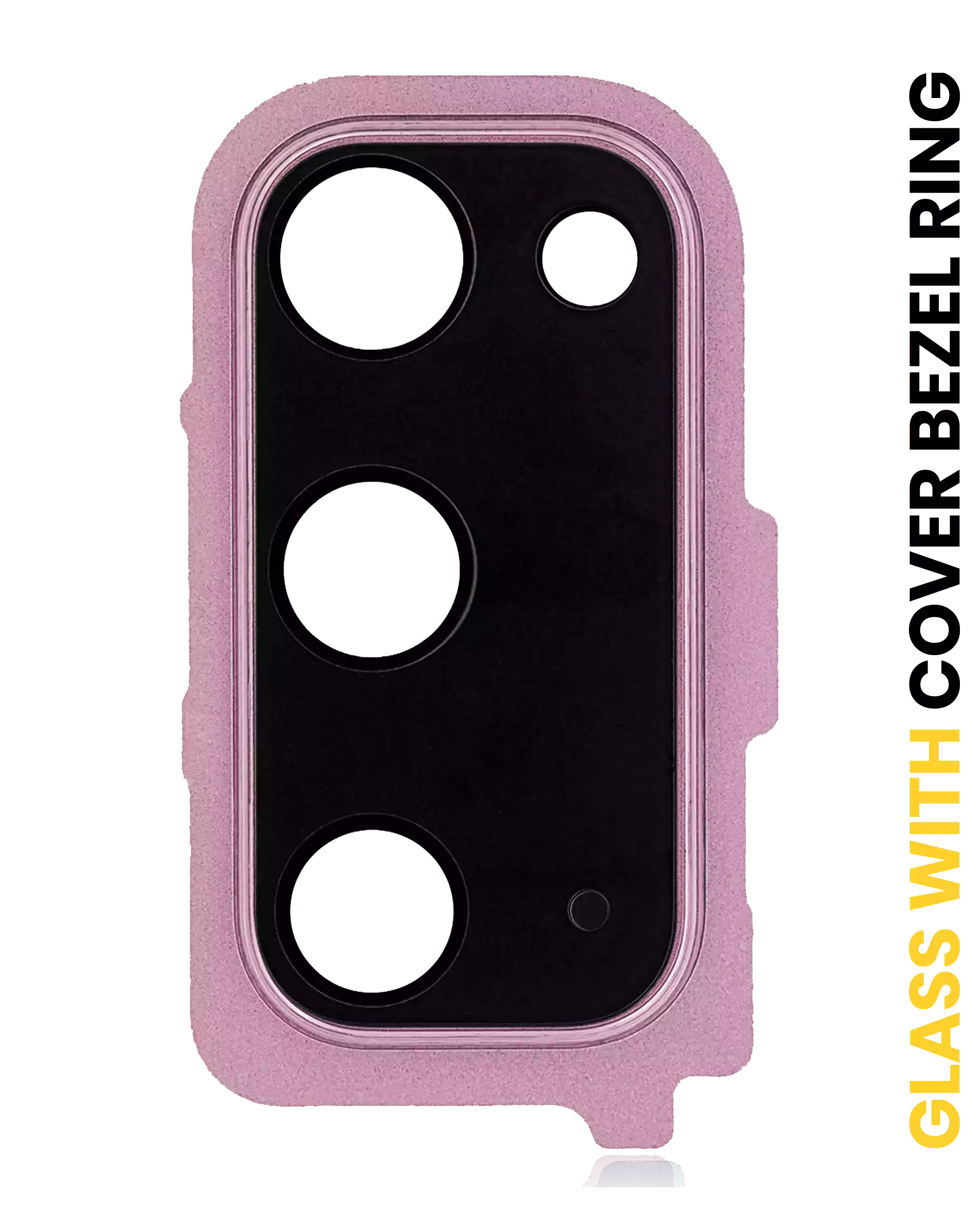 Rear Camera Lens with Cover and Bezel Ring for Samsung Galaxy S20 / S20 5G (Cloud Pink)