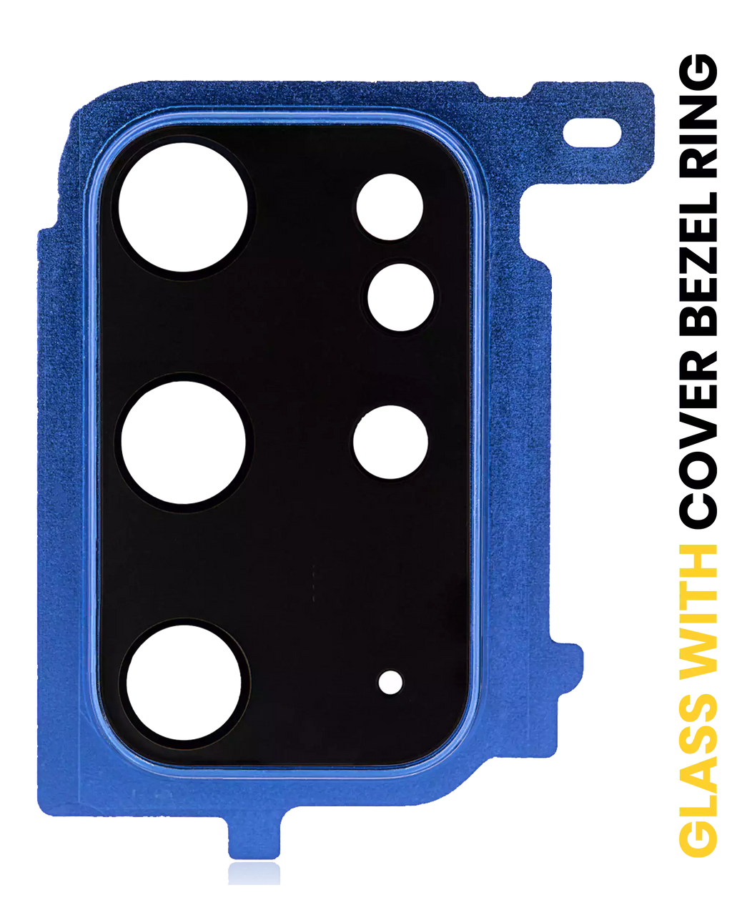 Kameralinse hinten mit Abdeckung und Rahmenring für S20 Plus (Cloud Blue)