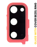 Kameralinse hinten mit Abdeckung Bezelring für Samsung Galaxy S20 Rot