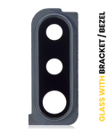 Rear Camera Lens with Holder / Frame for Samsung Galaxy A30s (A307 / 2019) (Black)