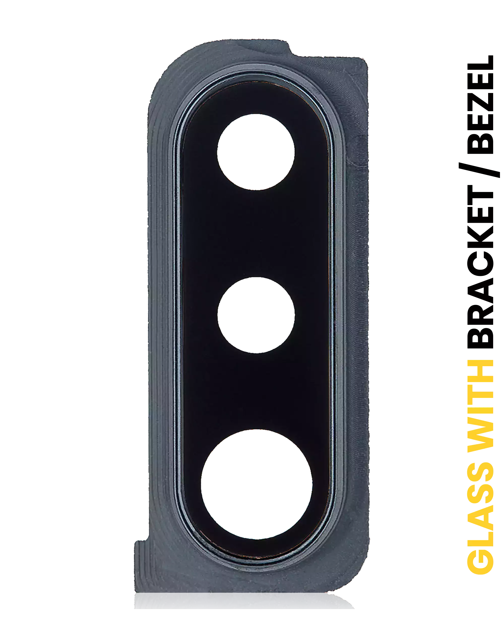 Rear Camera Lens with Holder / Frame for Samsung Galaxy A30s (A307 / 2019) (Black)