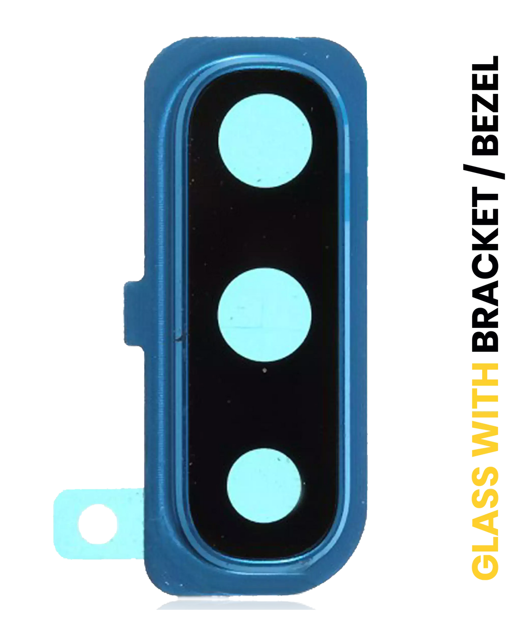 Samsung Galaxy A30s Kameralinse hinten mit Rahmen Blau