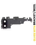 Rear Camera Lens with Holder/Decorative Frame for Samsung Galaxy A10S (Black)