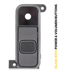 Rear camera lens with power and volume buttons for LG Stylo 2