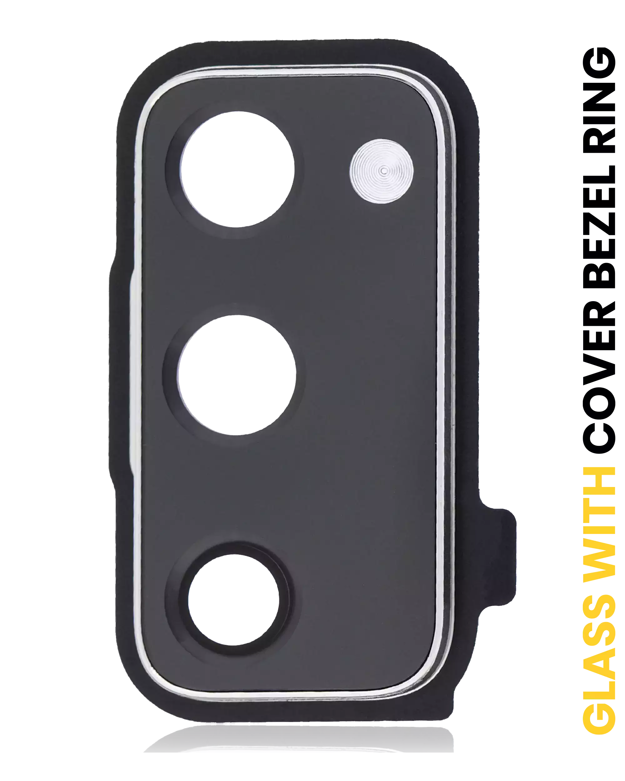 Rear Camera Lens Cover with Frame Ring for Samsung Galaxy S20 FE 5G (Cloudy White)