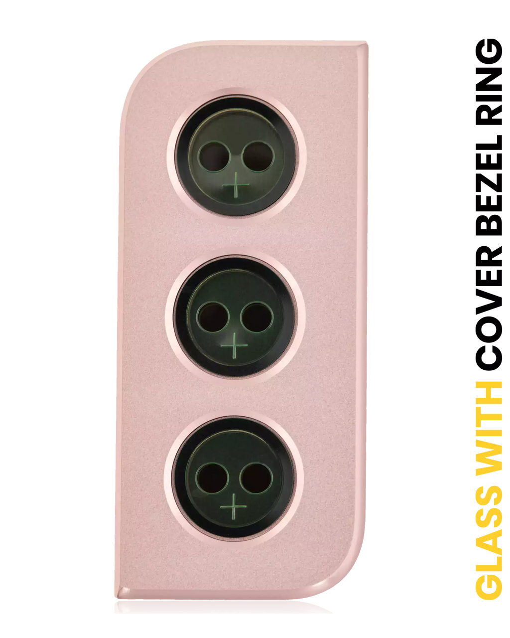 Kameralinse hinten mit Rahmenring für Samsung Galaxy S21 (Phantom Pink)