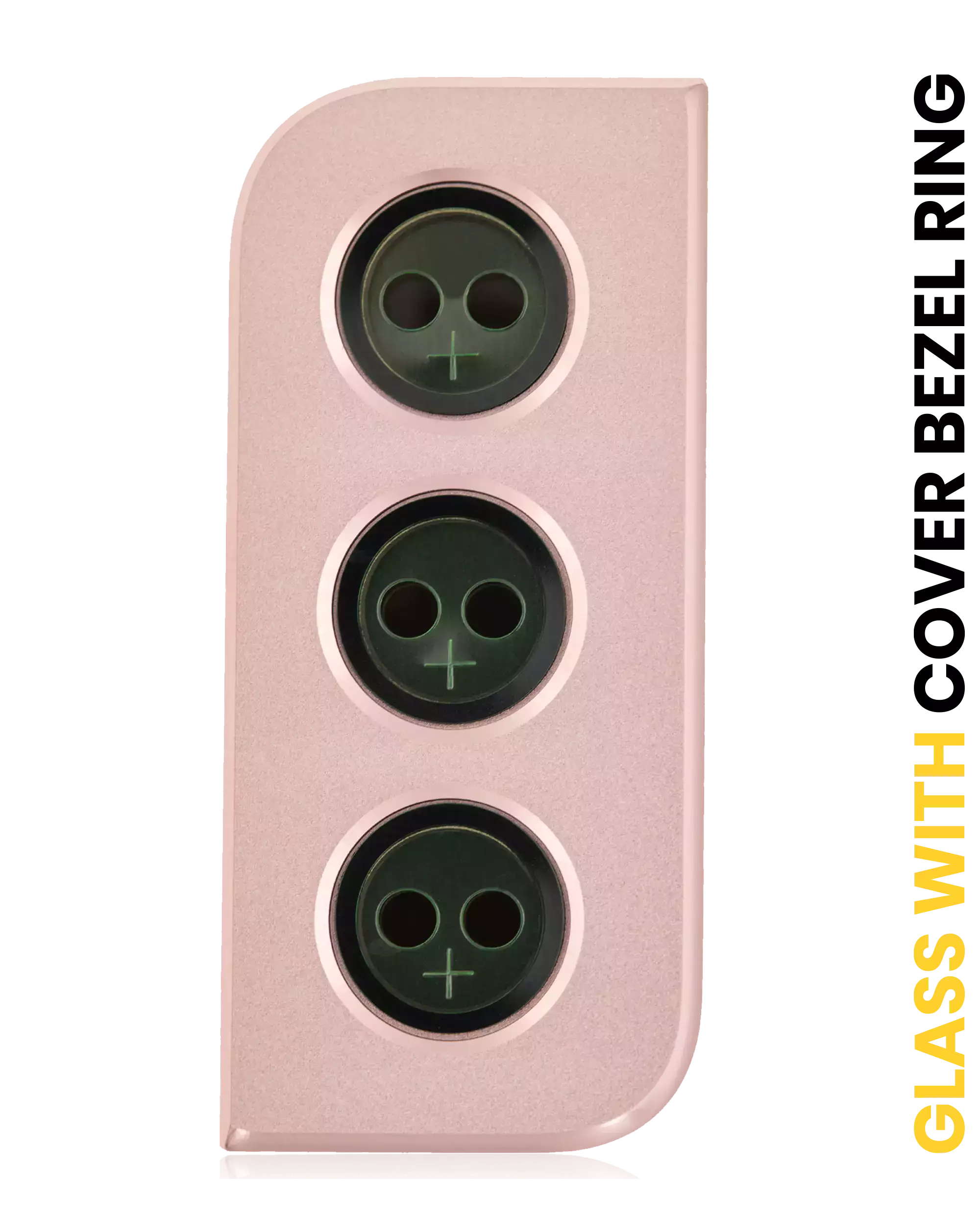 Kameralinse hinten mit Rahmenring für Samsung Galaxy S21 (Phantom Pink)