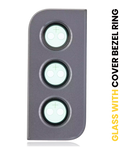 Rear Camera Lens with Frame for Samsung Galaxy S21 5G (Phantom Gray)