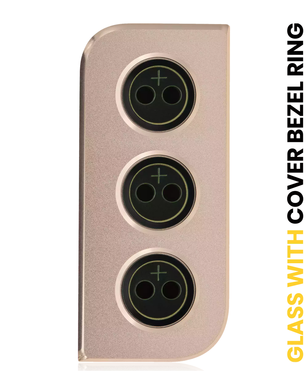 Kameralinse hinten mit Abdeckrahmen für Samsung Galaxy S21 5G (Gold)