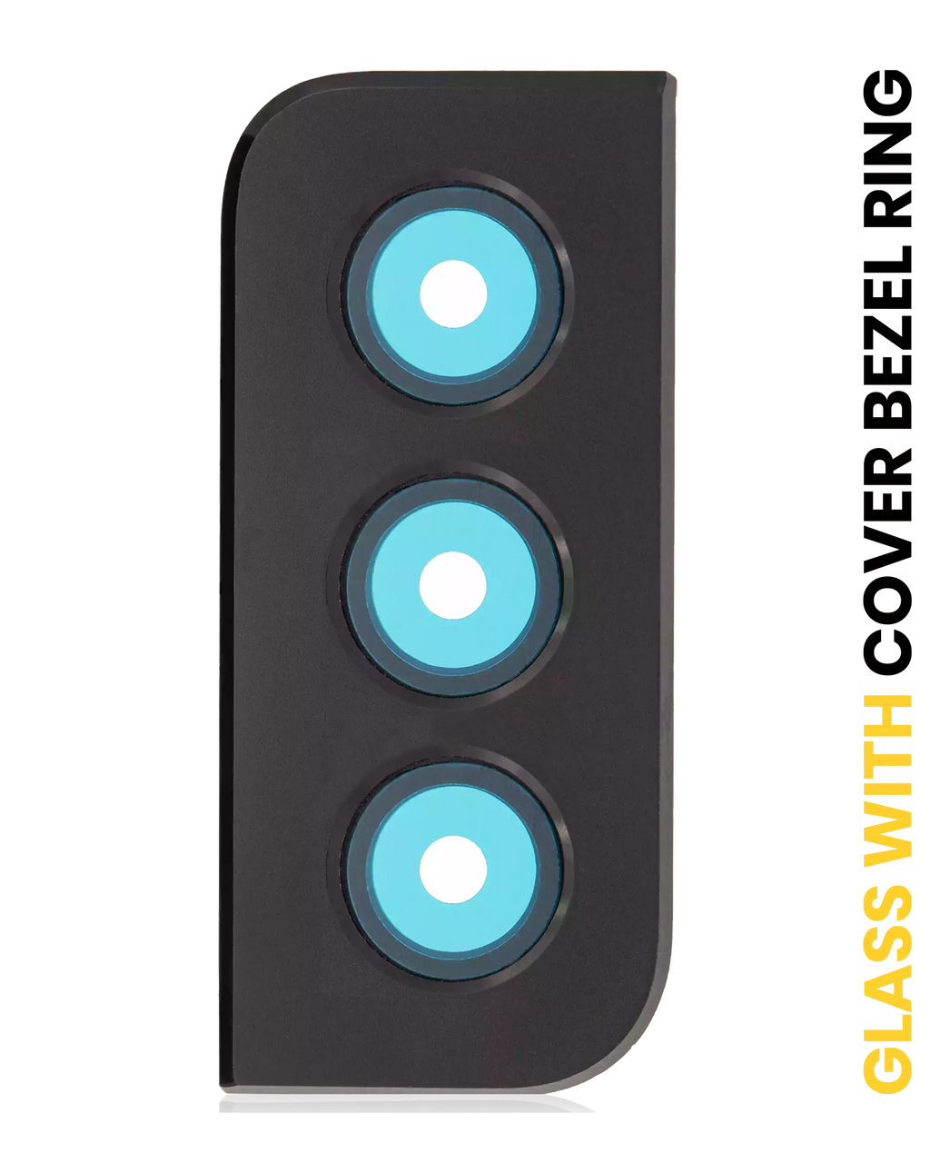 Kameralinse hinten mit Rahmenring für Samsung Galaxy S21 Plus (Phantom Black)
