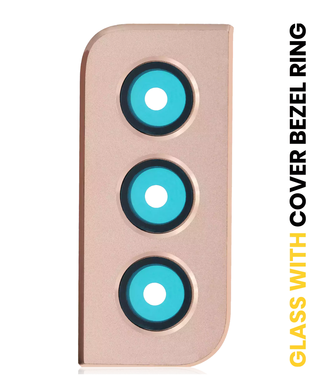 Kameralinse hinten mit Bezel Ring für Samsung Galaxy S21 Plus (Phantom Gold)