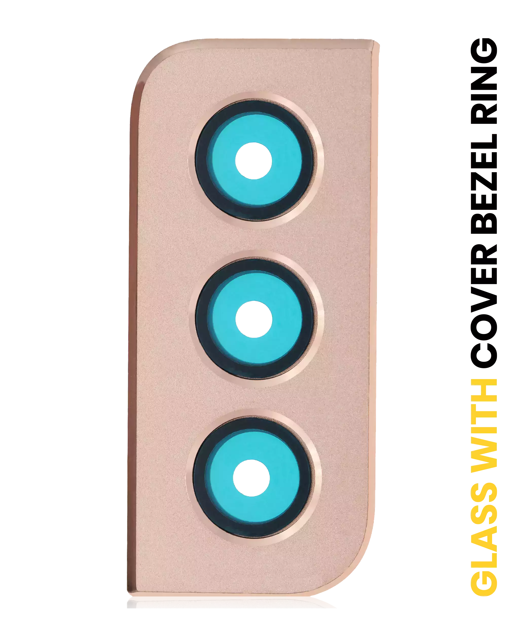 Kameralinse hinten mit Bezel Ring für Samsung Galaxy S21 Plus (Phantom Gold)