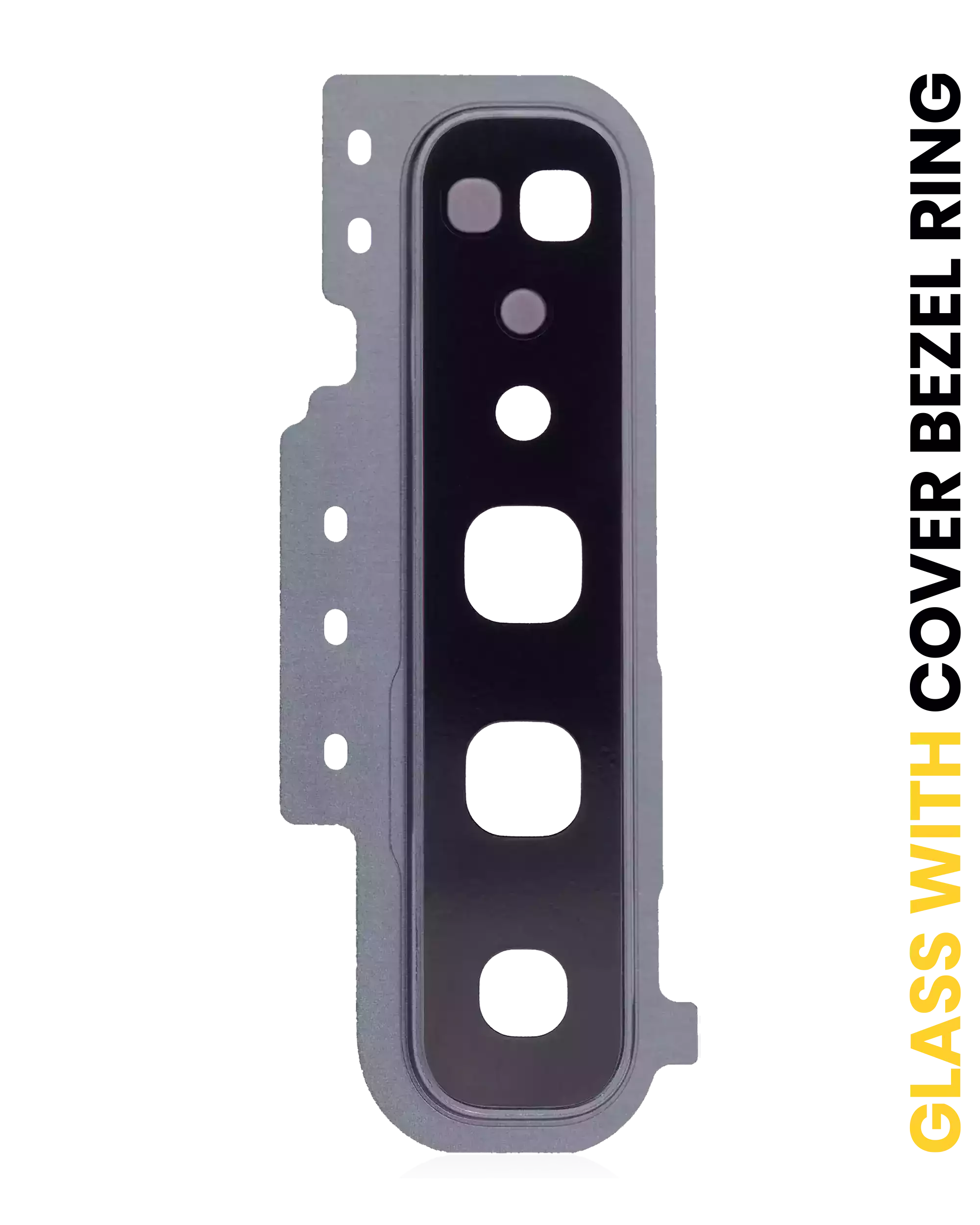 Kameralinse hinten+Abdeckung+Rahmenring für Samsung Galaxy S10 5G Majestic Black