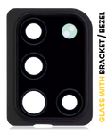 Kameraglas hinten mit Abdeckrahmen für Samsung Galaxy A31 (alle Farben)