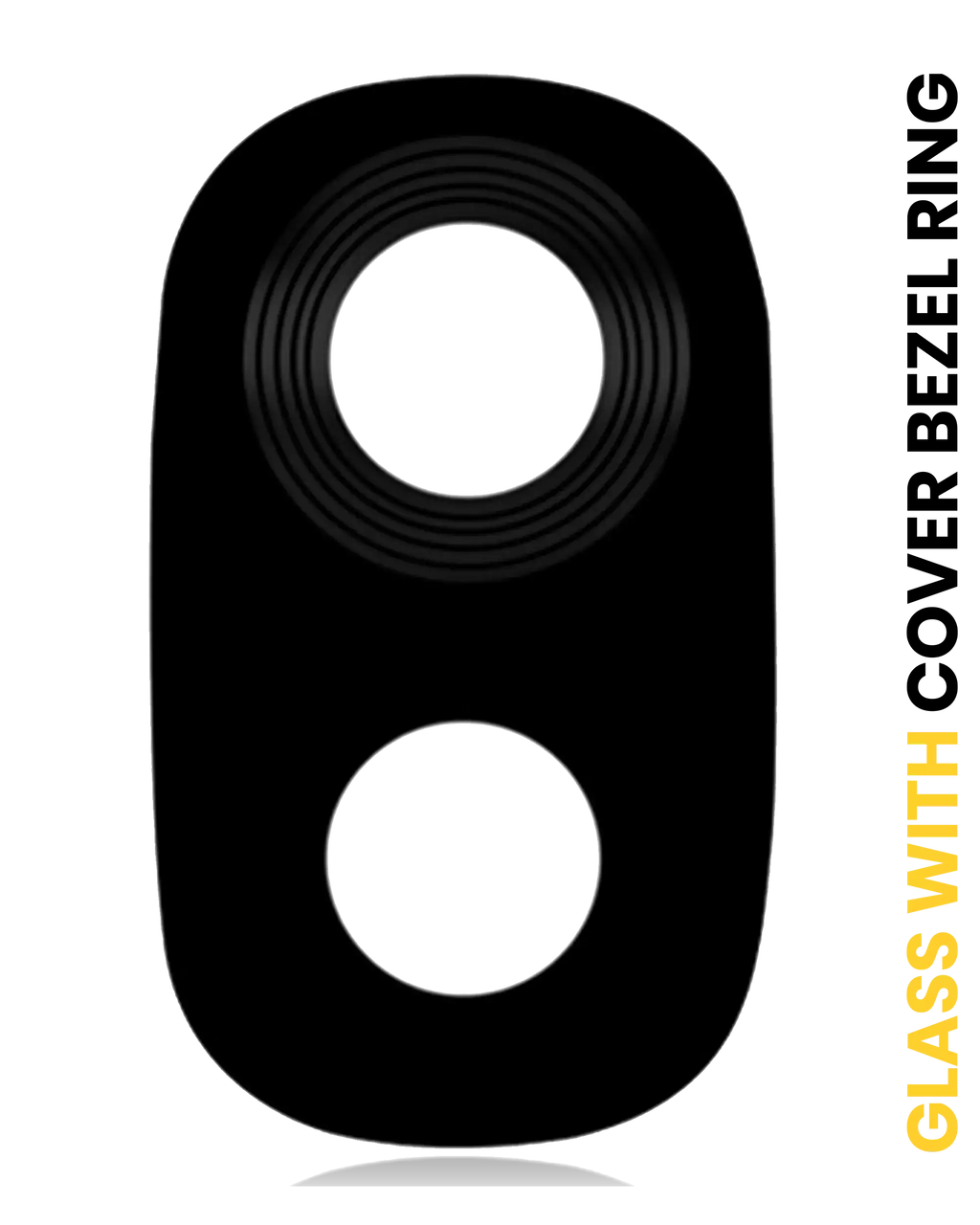 Rear Camera Lens with Frame Ring for Samsung Galaxy J3 (J337 / 2018) (Black)