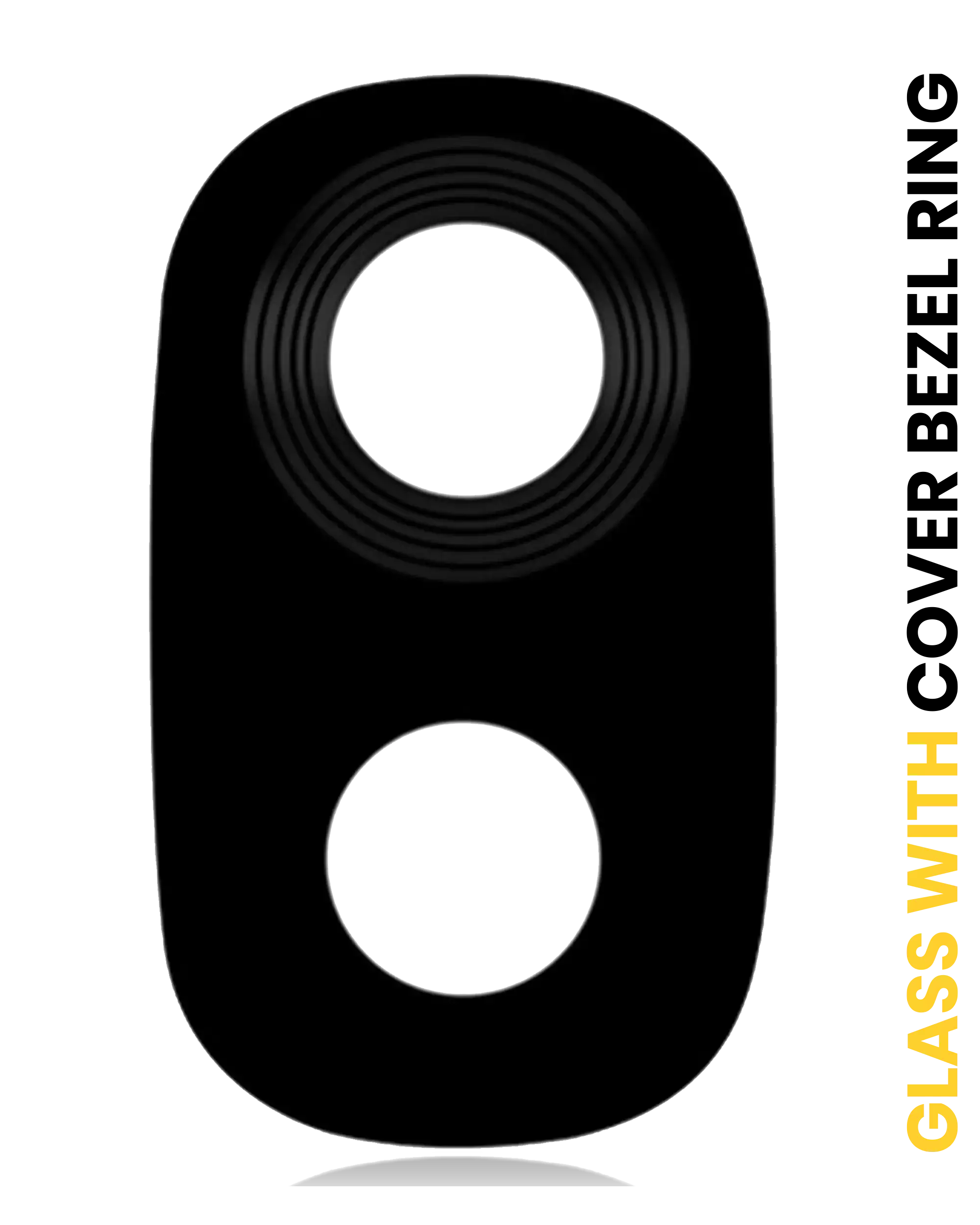 Rear Camera Lens with Frame Ring for Samsung Galaxy J3 (J337 / 2018) (Black)