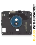 Kameralinse hinten mit Halterung für Motorola Moto G7 Power, Ceramic Blue