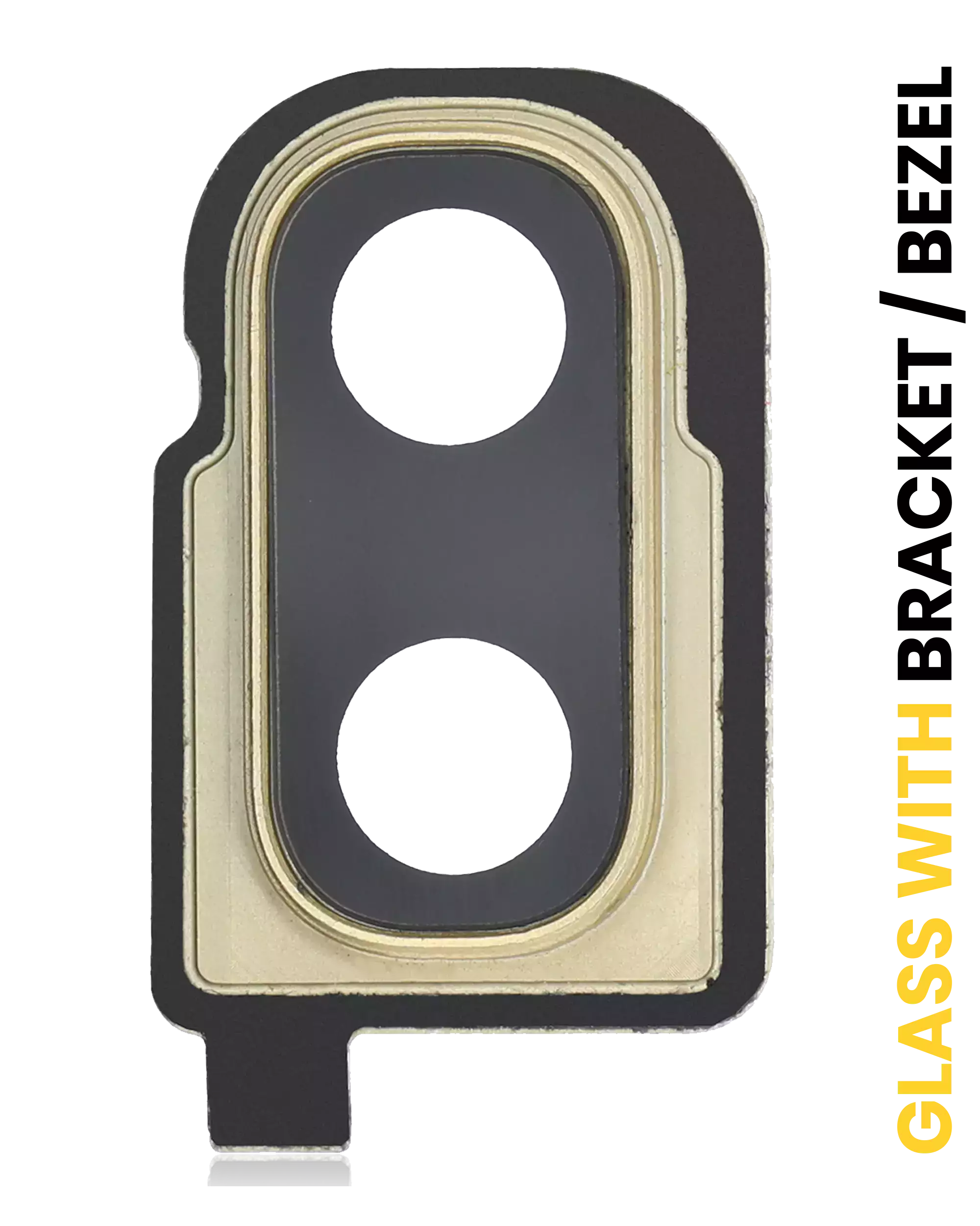 Samsung Galaxy Z Flip 4G/5G Kameralinse hinten mit Halterung Mirror Gold