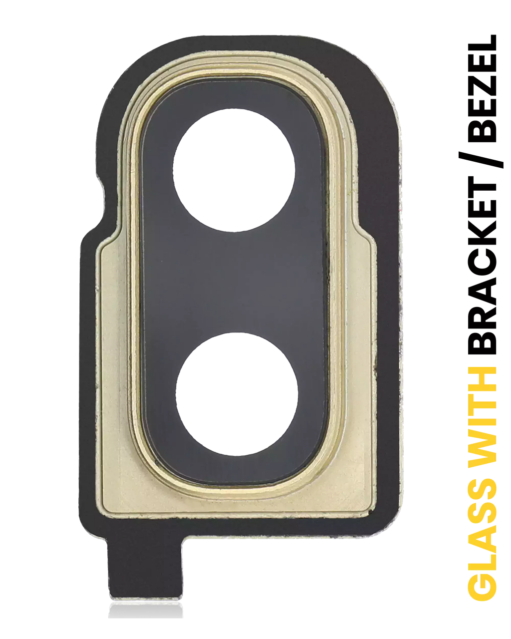 Rear Camera Lens with Holder for Samsung Galaxy Z Flip 4G (F700) / Z Flip 5G (F707) (Mirror Gold)
