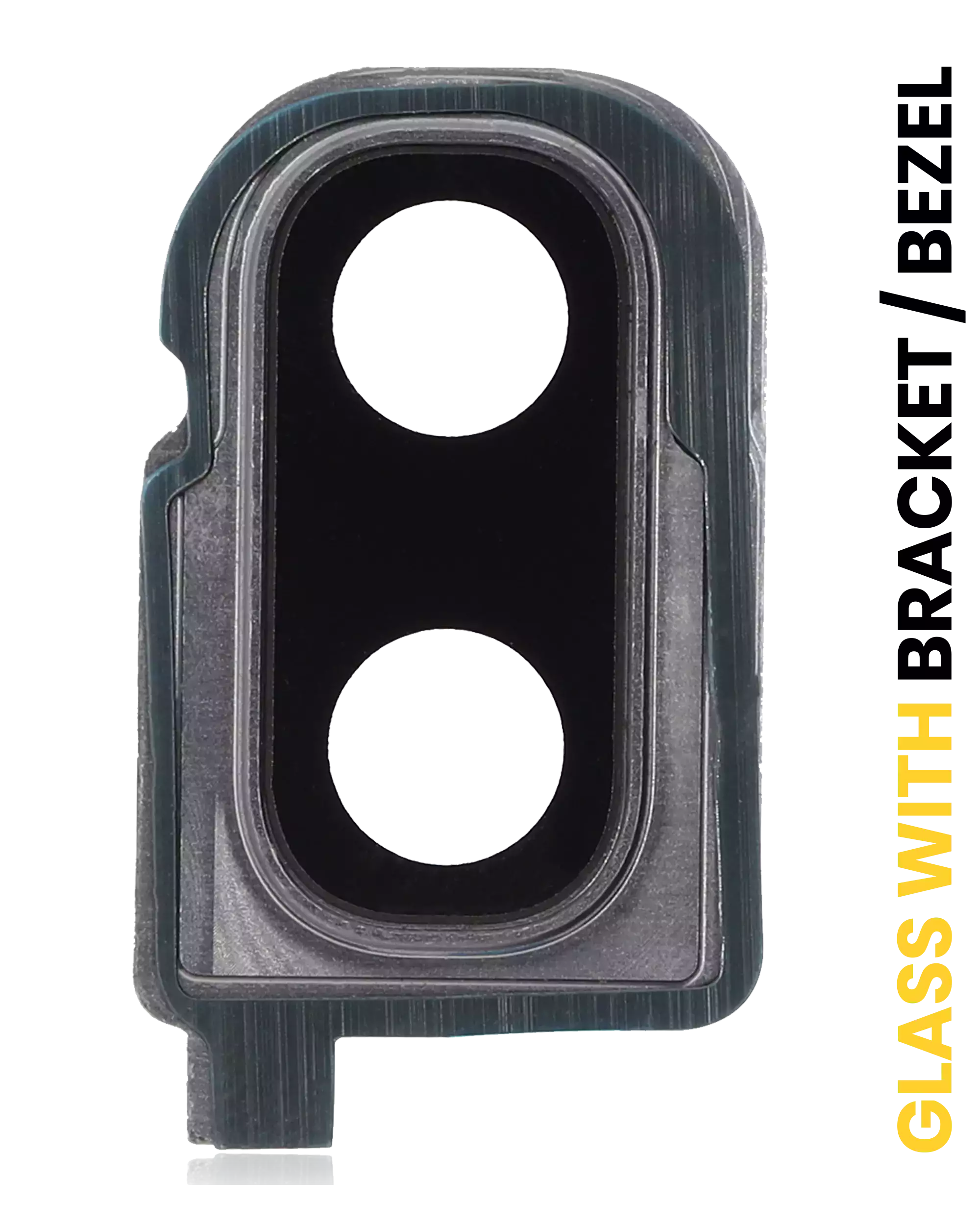 Rear camera lens with holder / frame for Samsung Galaxy Z Flip 4G (F700) / Z Flip 5G (F707) (Mystic Gray)