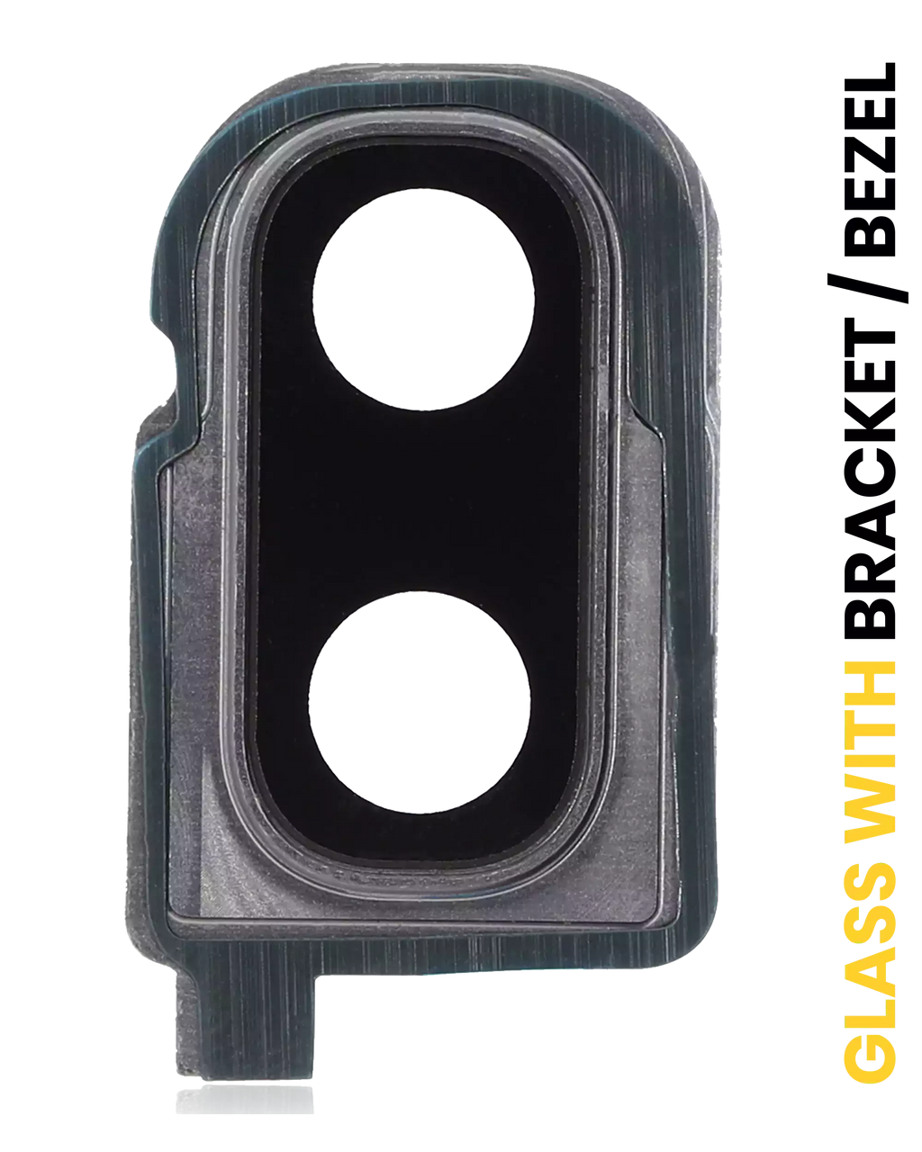 Rear camera lens with holder / frame for Samsung Galaxy Z Flip 4G (F700) / Z Flip 5G (F707) (Mystic Gray)