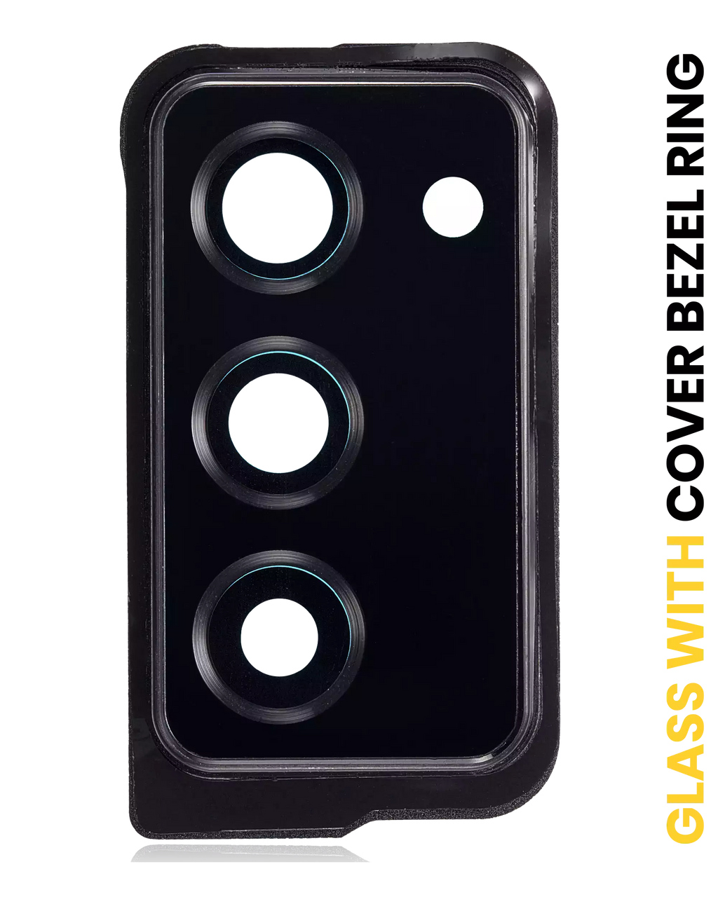 Kameralinse hinten mit Rahmen für Samsung Galaxy Z Fold 2 5G Mystic Black