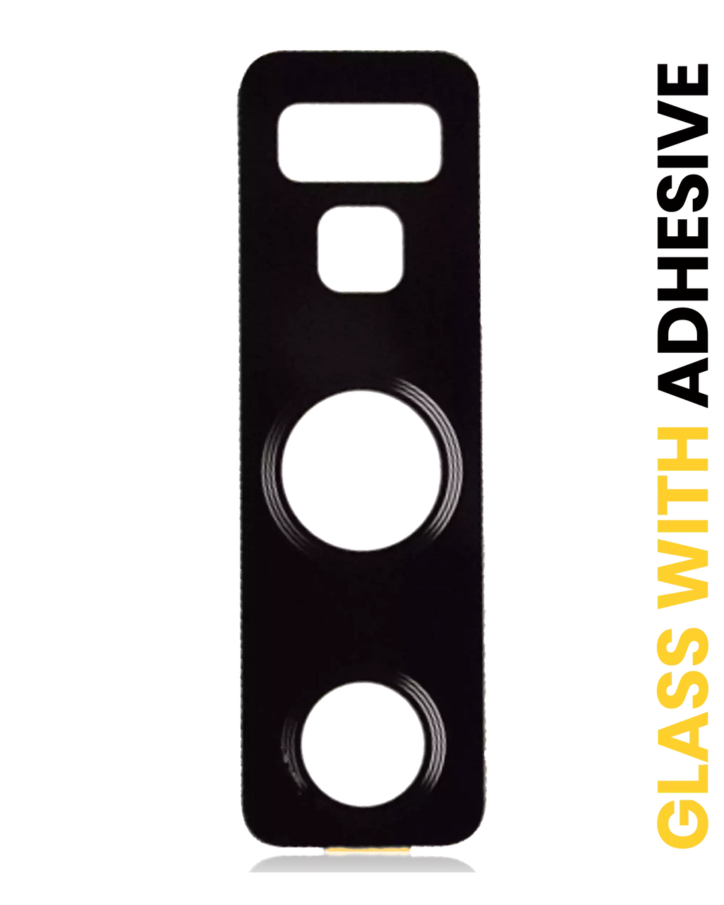 Camera Lens with Adhesive for Samsung Galaxy Note 9 (10-Pack) (Midnight Black)