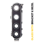 Rückkamera-Objektiv mit Halterung/Rahmen für Xiaomi Redmi Note 8T (Moonlight White)