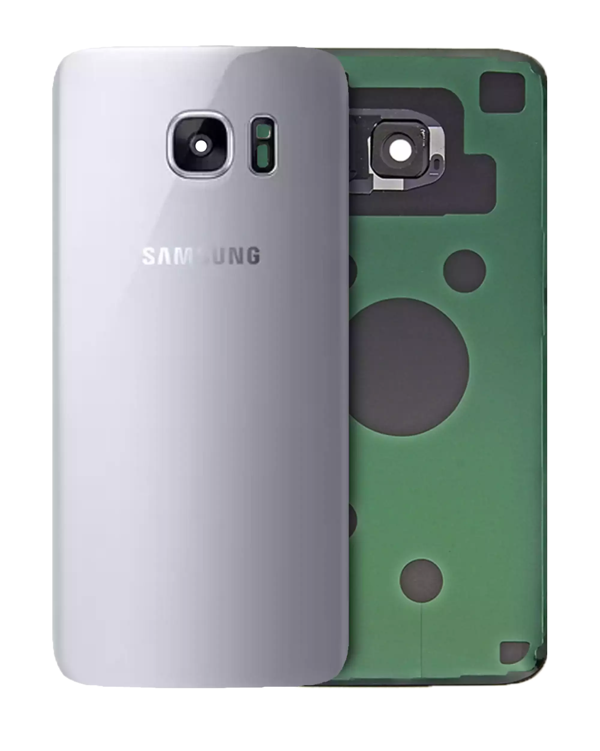 Backcover für Samsung Galaxy S7 Edge (Service Pack) (Silber Titanium)