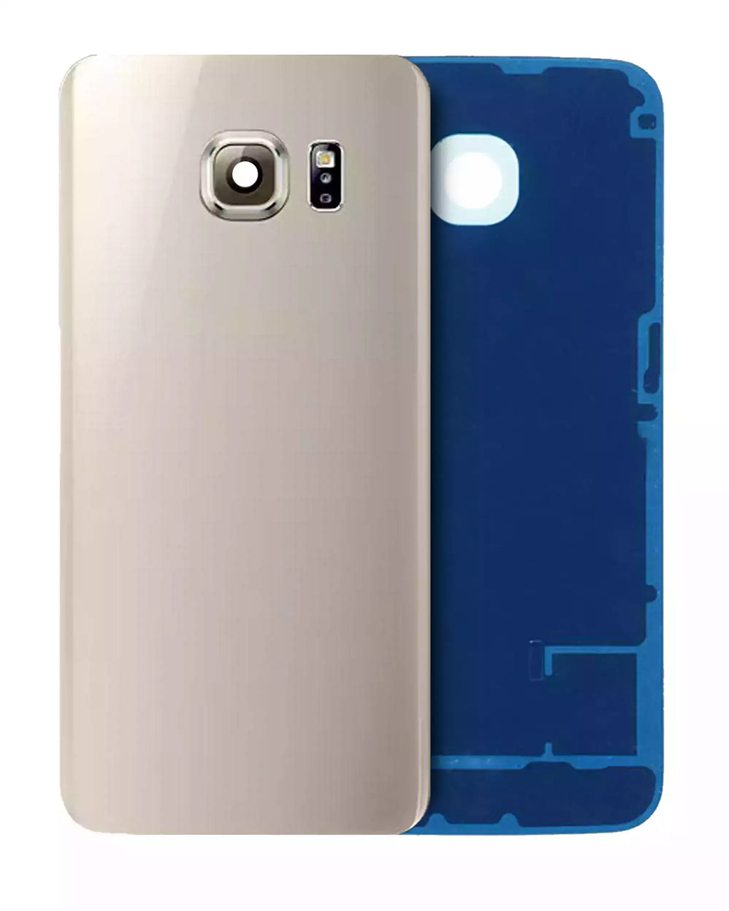 Backcover mit Kameralinse für Samsung Galaxy S6 Edge (Service Pack) Gold
