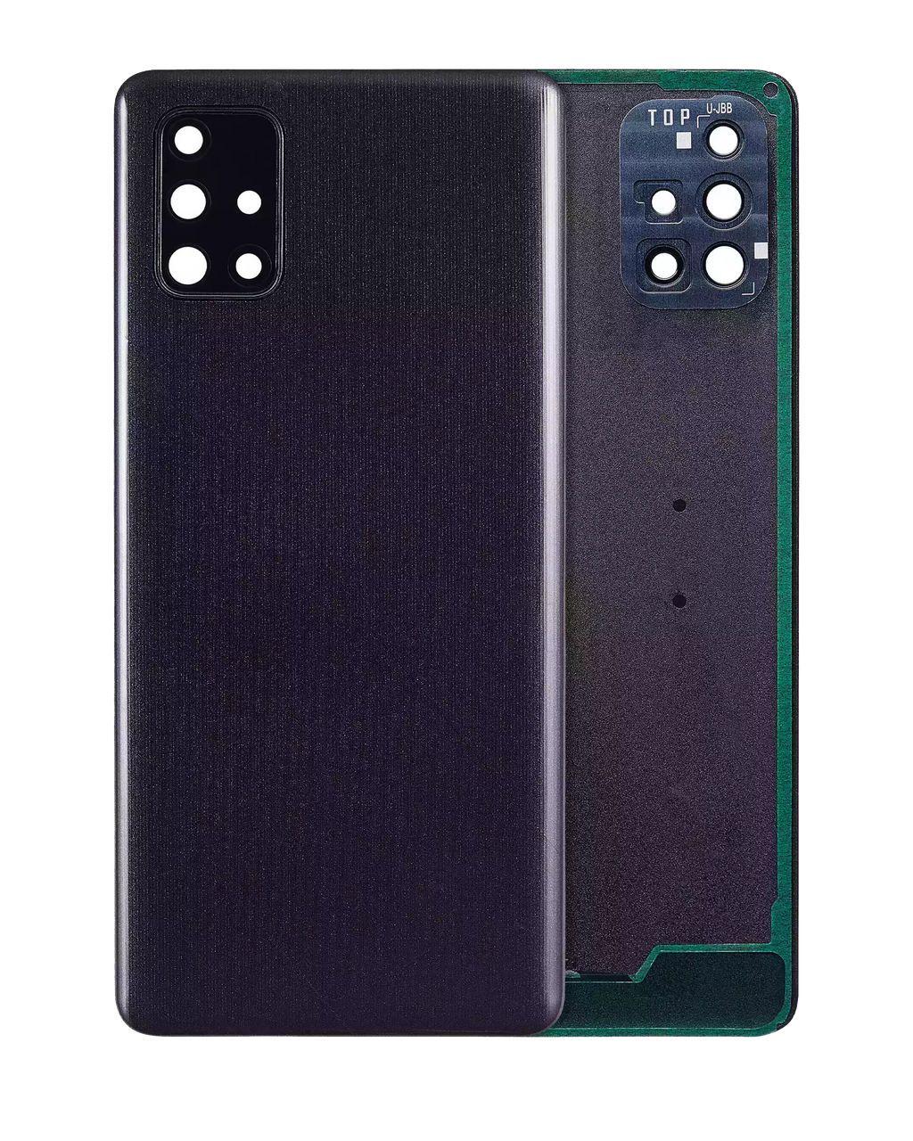 Back Cover with Camera Lens for Samsung Galaxy A71 (A715 / 2020) (Service Pack) (Black)