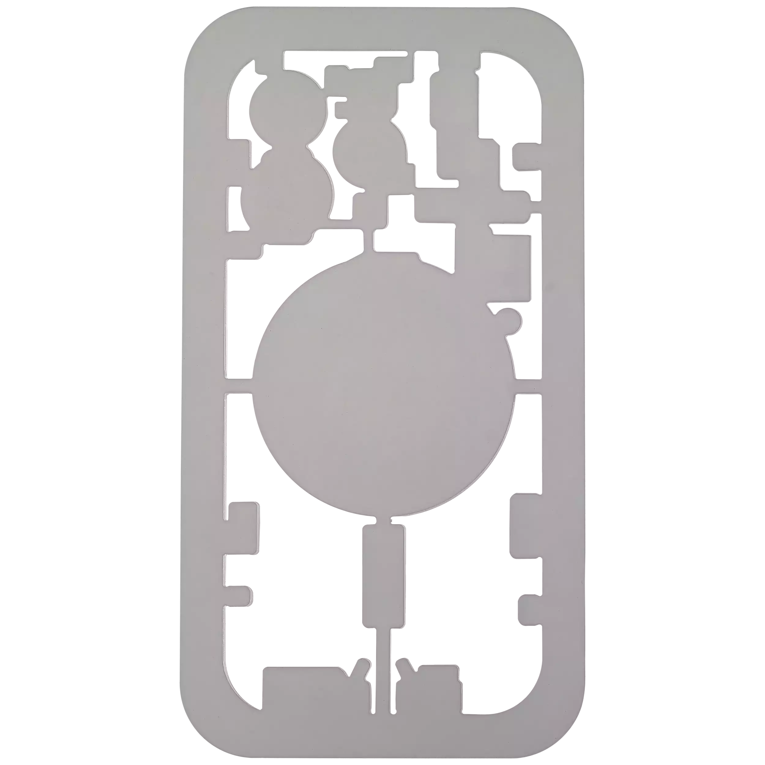 Laserschutzform für iPhone 15 Pro (M-Triangel)