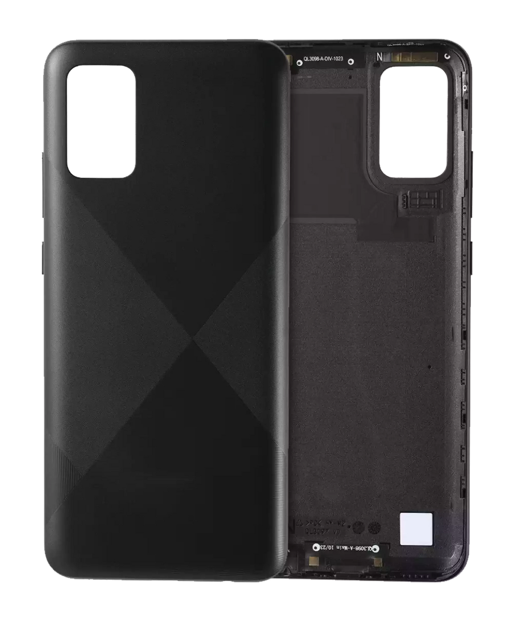 Back Cover for Samsung Galaxy A02S (A025 / 2020) (Service Pack) (Black)