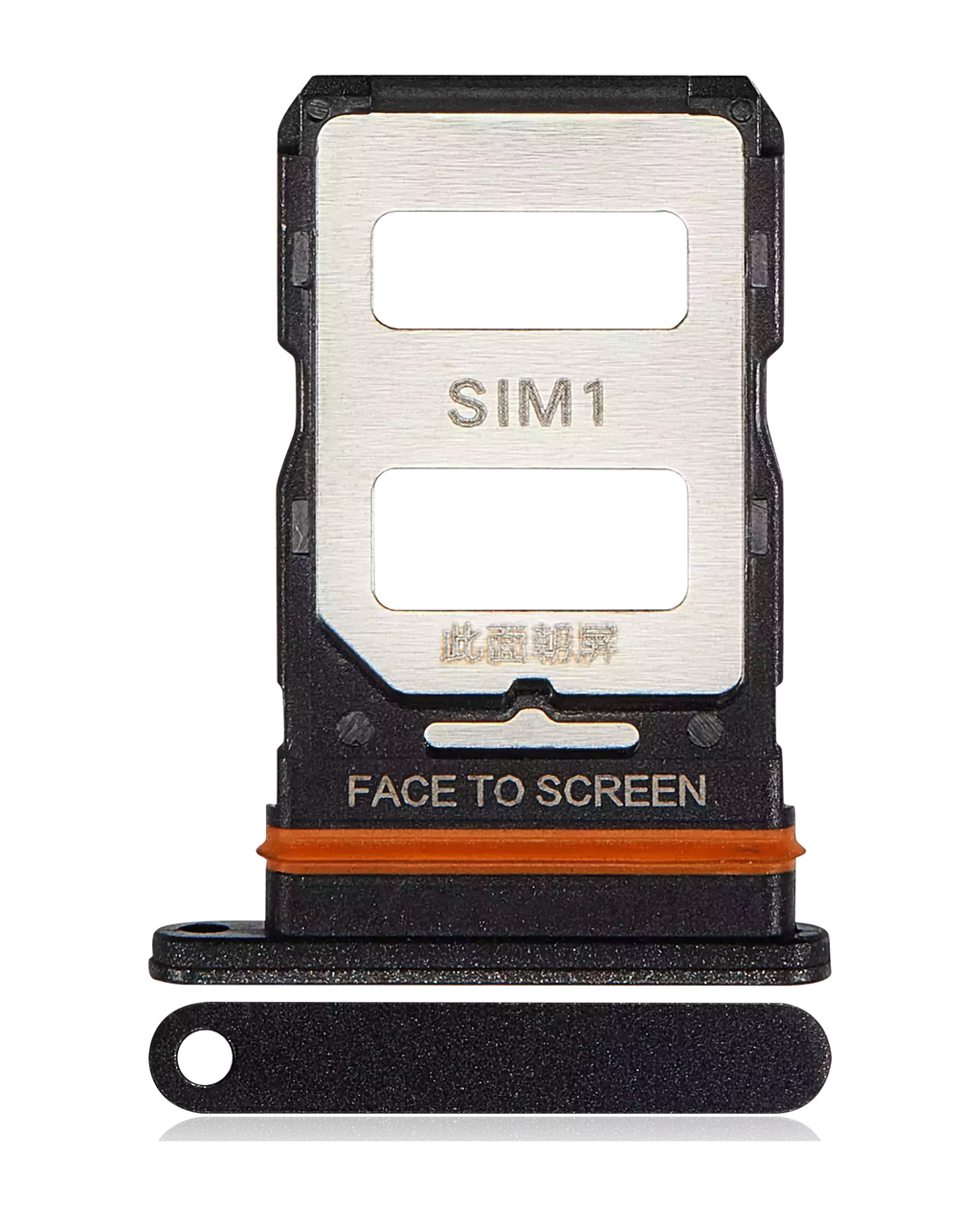 SIM-Kartenfach für Xiaomi Redmi Note 12 Pro Plus (Obsidian Black)