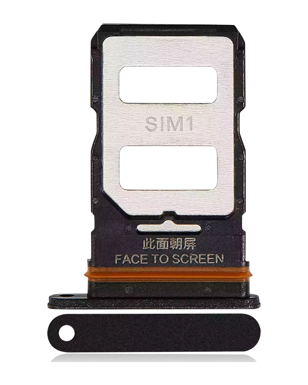 SIM-Kartenfach für Xiaomi Redmi Note 12 Pro 5G (Schwarz)