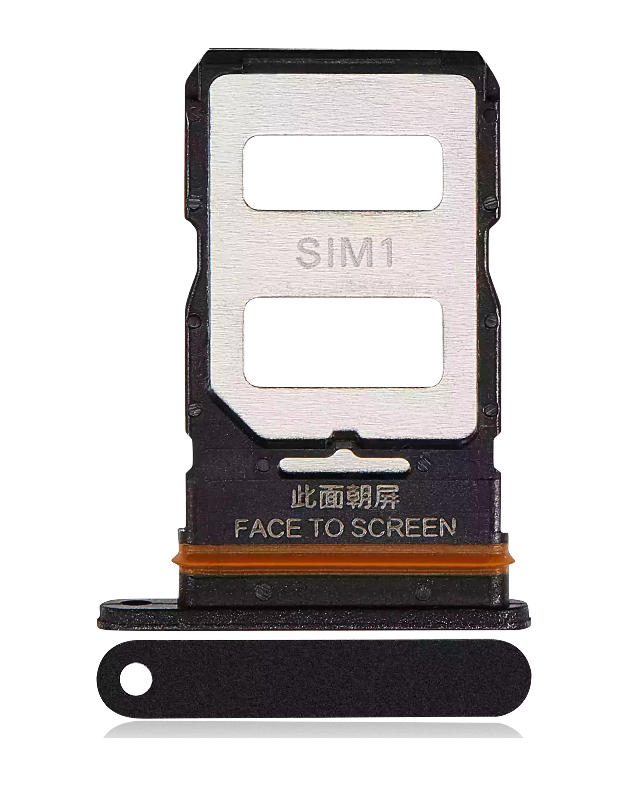 SIM-Kartenfach für Xiaomi Redmi Note 12 Pro 5G (Schwarz)