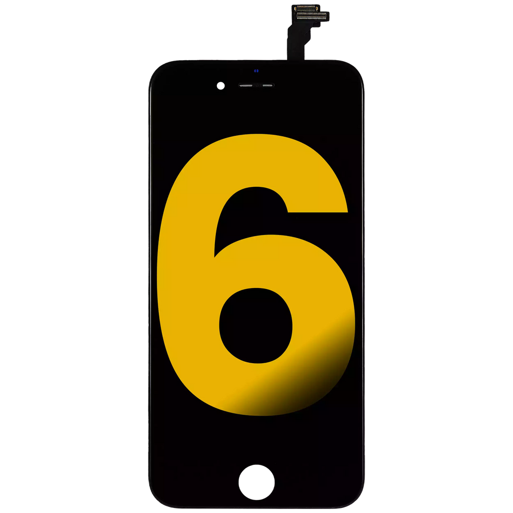 LCD-Display für iPhone 6 (Refurbished) (Schwarz)