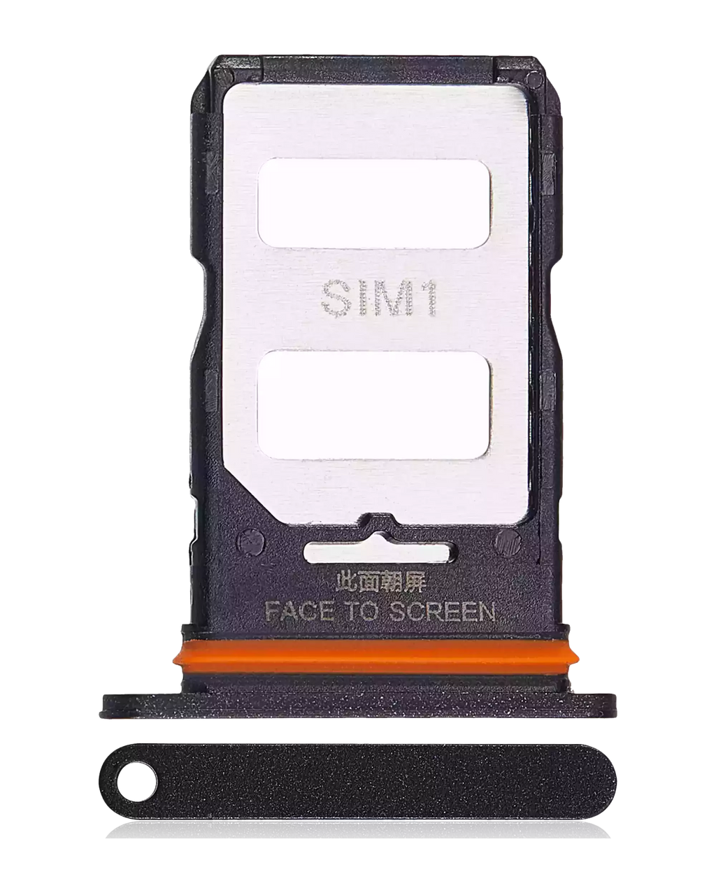 SIM-Kartenfach für Xiaomi Redmi Note 13 Pro Plus 5G (Schwarz)