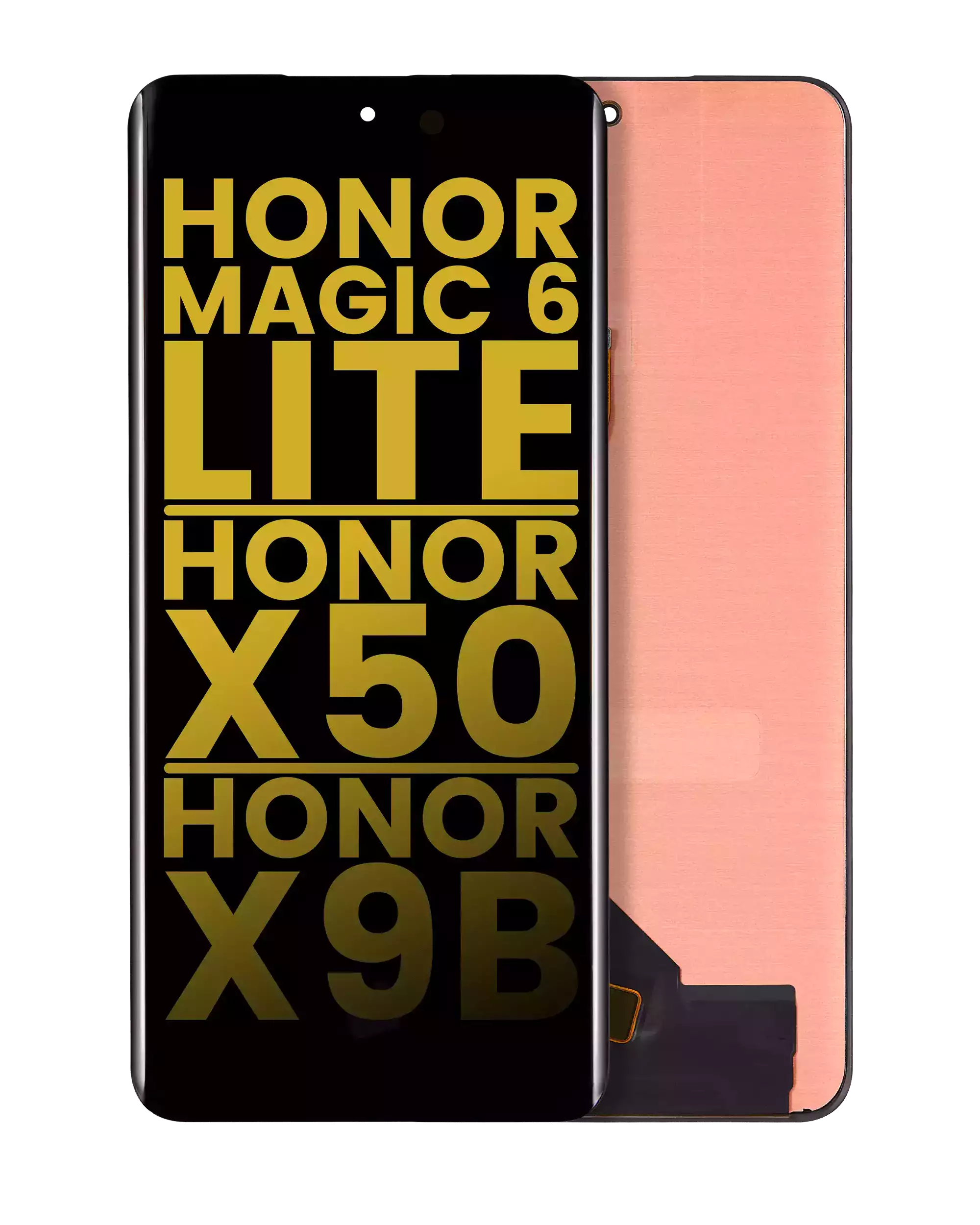 Frameless OLED Display for Honor Magic6 Lite / X50 / X50 Pro / X50 GT / X9b (Refurbished, All Colors)