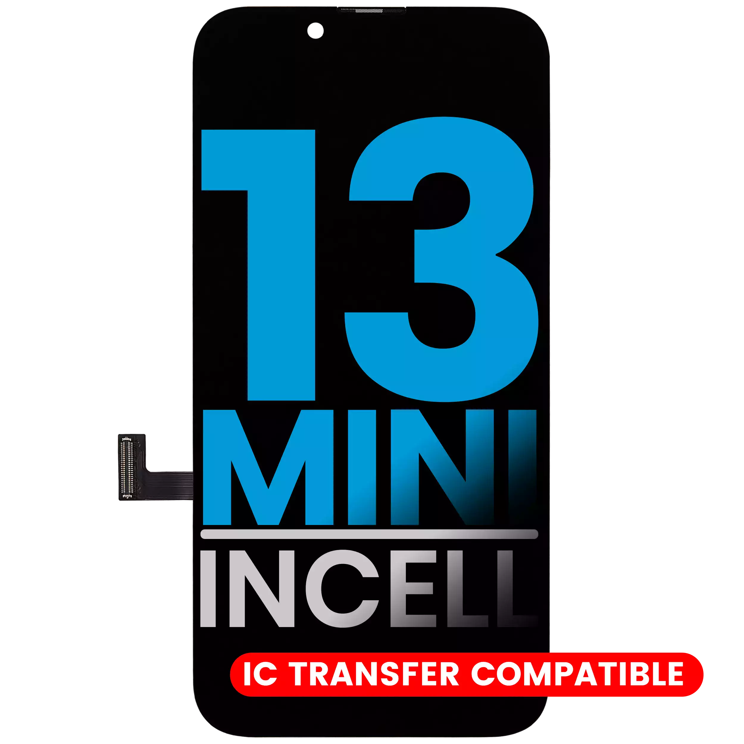 LCD-Display für iPhone 13 Mini (Aftermarket AQ7 / Incell)