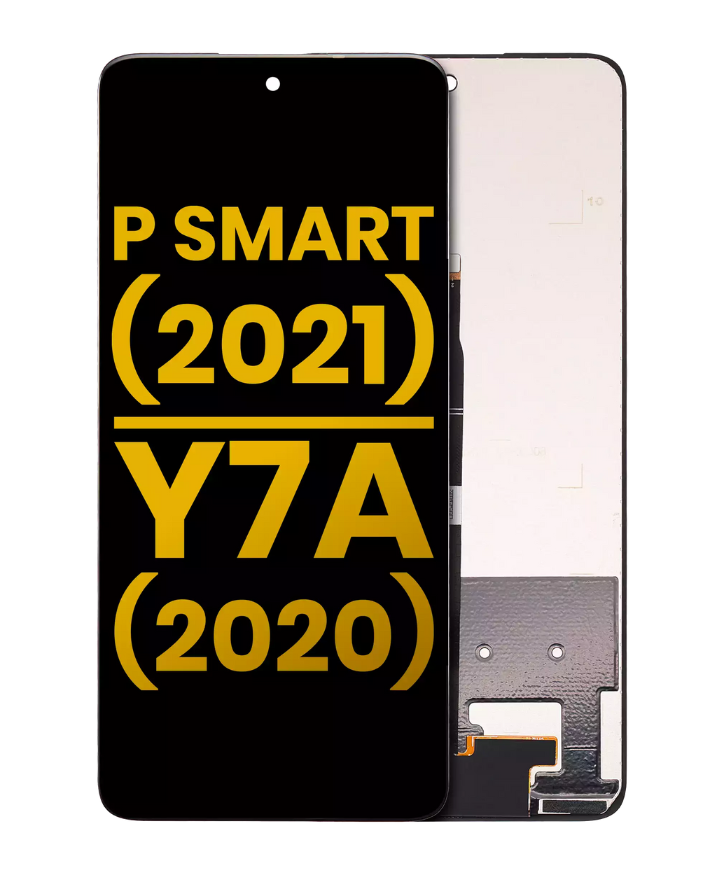 LCD-Komplettbaugruppe ohne Rahmen für Huawei P Smart/Y7A (Refurbished)
