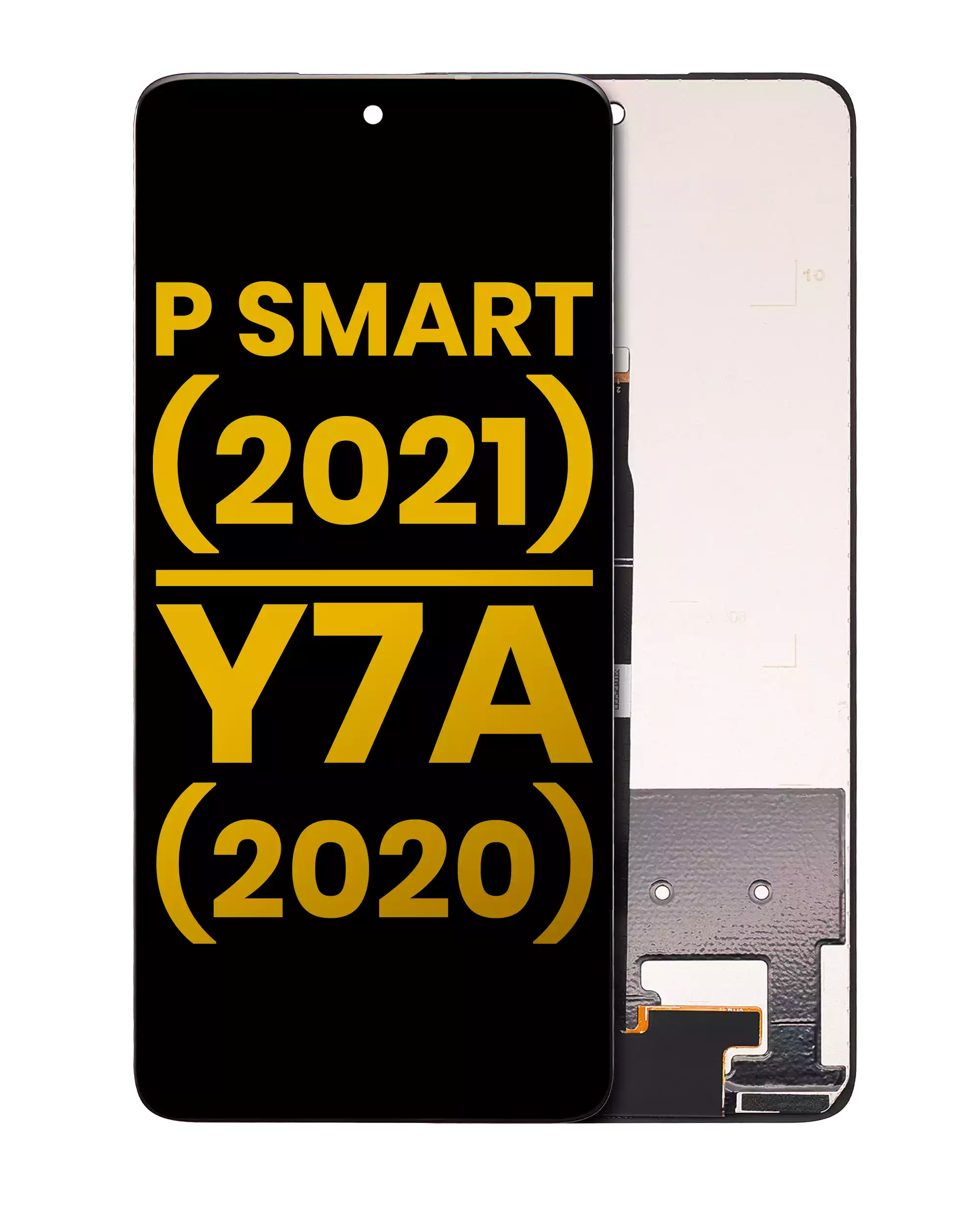LCD-Komplettbaugruppe ohne Rahmen für Huawei P Smart/Y7A (Refurbished)