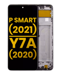 LCD Display with Frame for Huawei P Smart (2021) / Y7A (2020) (refurbished) (All Colors)