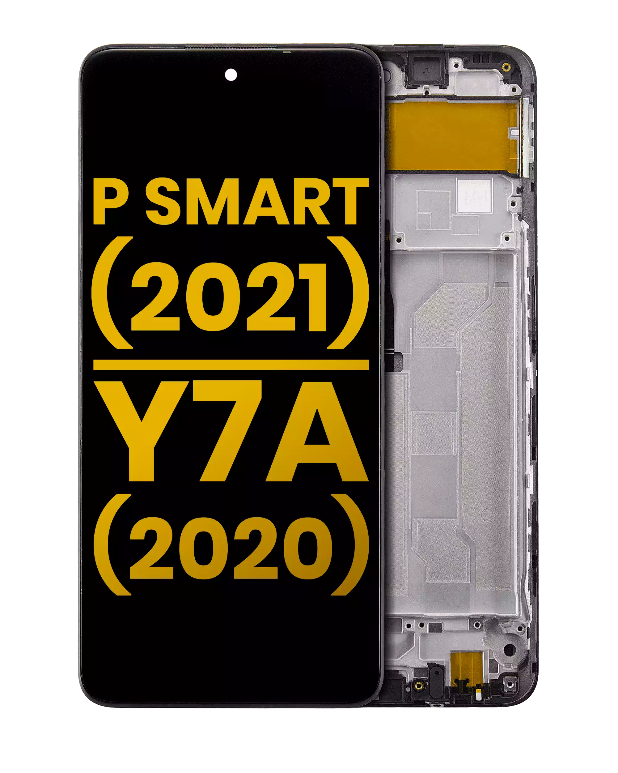 LCD Display with Frame for Huawei P Smart (2021) / Y7A (2020) (refurbished) (All Colors)