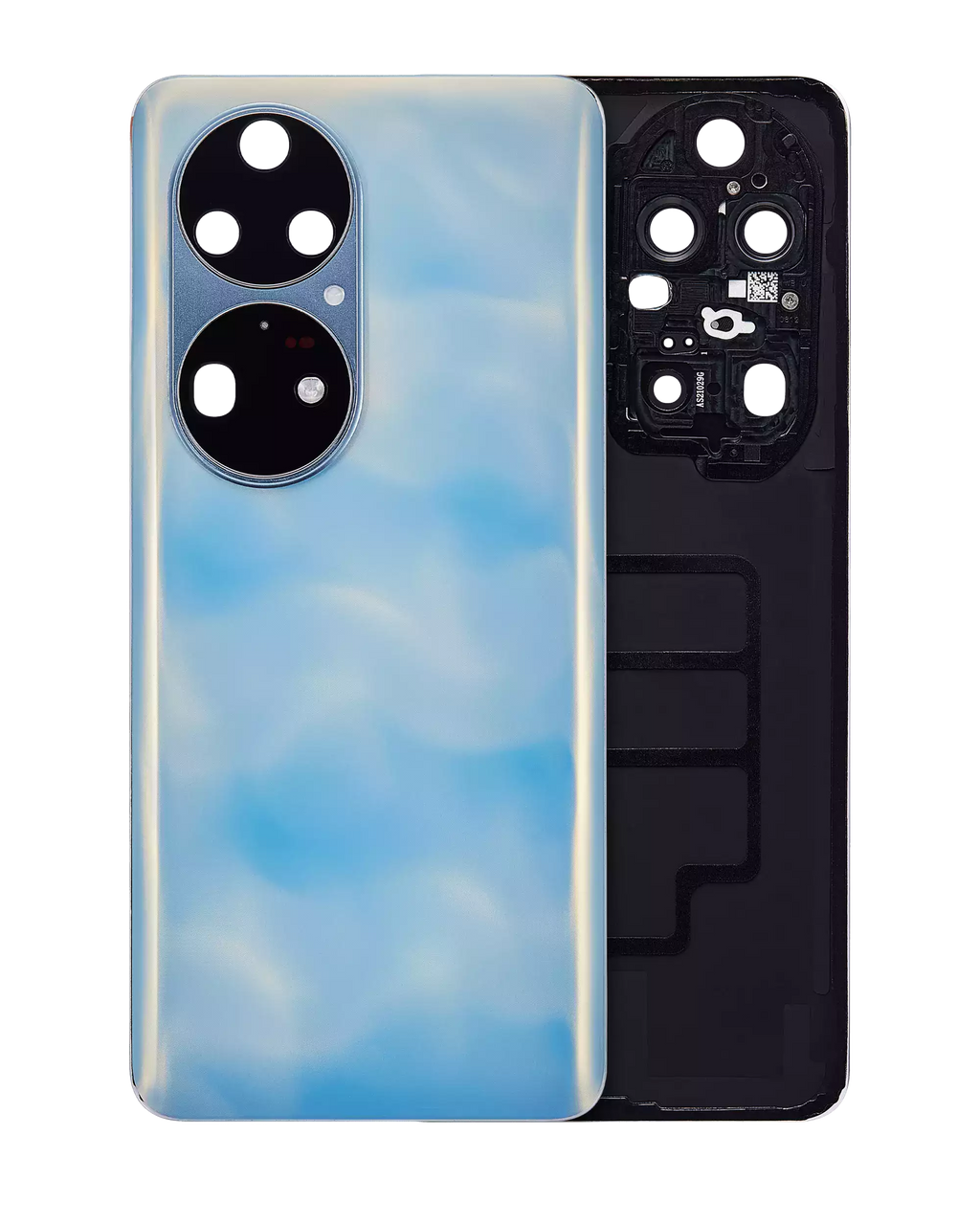 Backcover-Glas mit Kameralinse für Huawei P50 Pro (Blau)