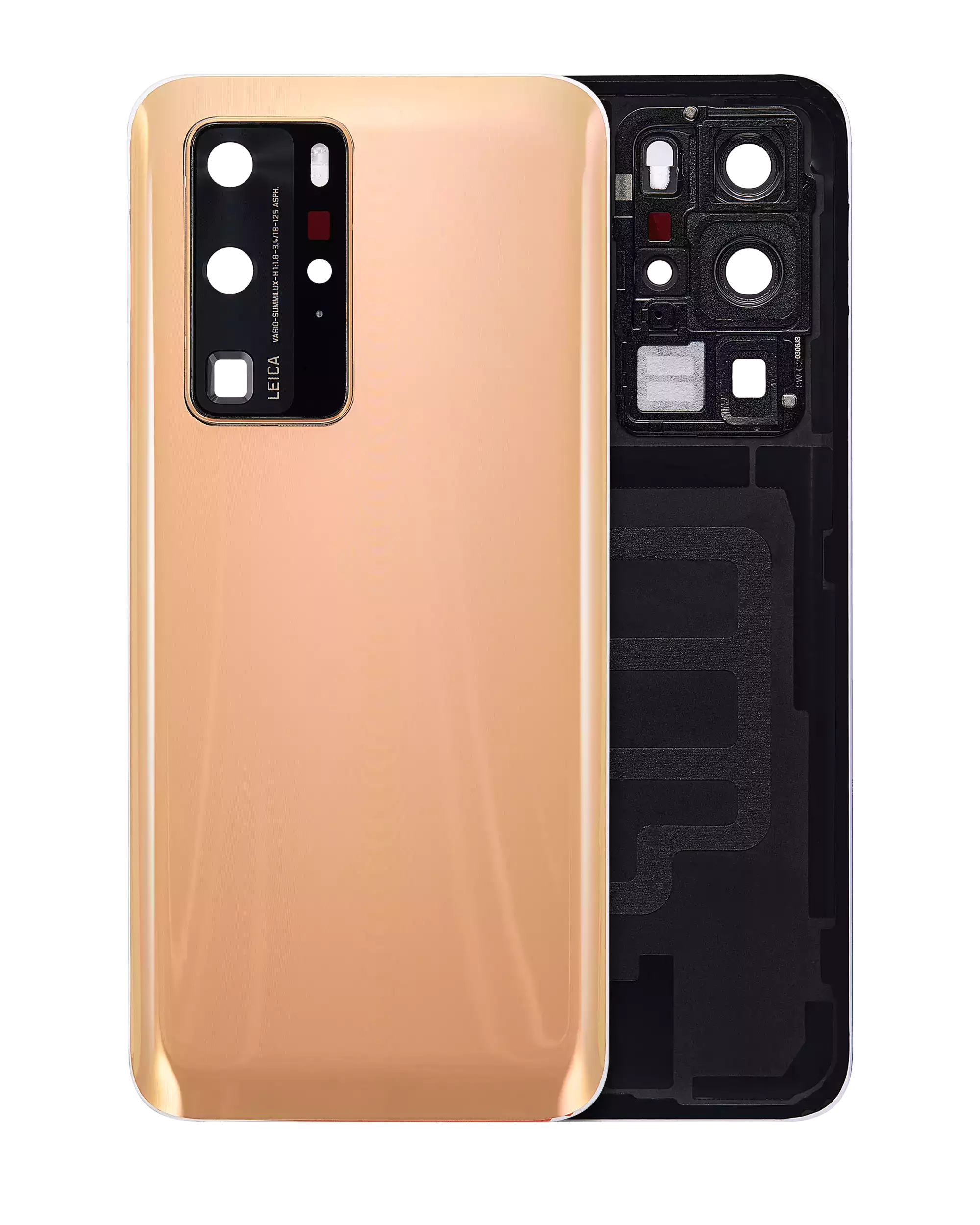 Back cover with camera lens for Huawei P40 Pro (Blush Gold)